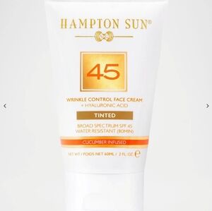 Hampton Sun Wrinkle Control Tinted Face Cream SPF 45